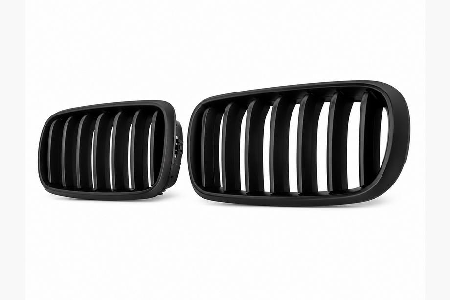 BMW X5 F15 2013-2018 Kidney Grilles 1 Bar (matte black) Photo 3