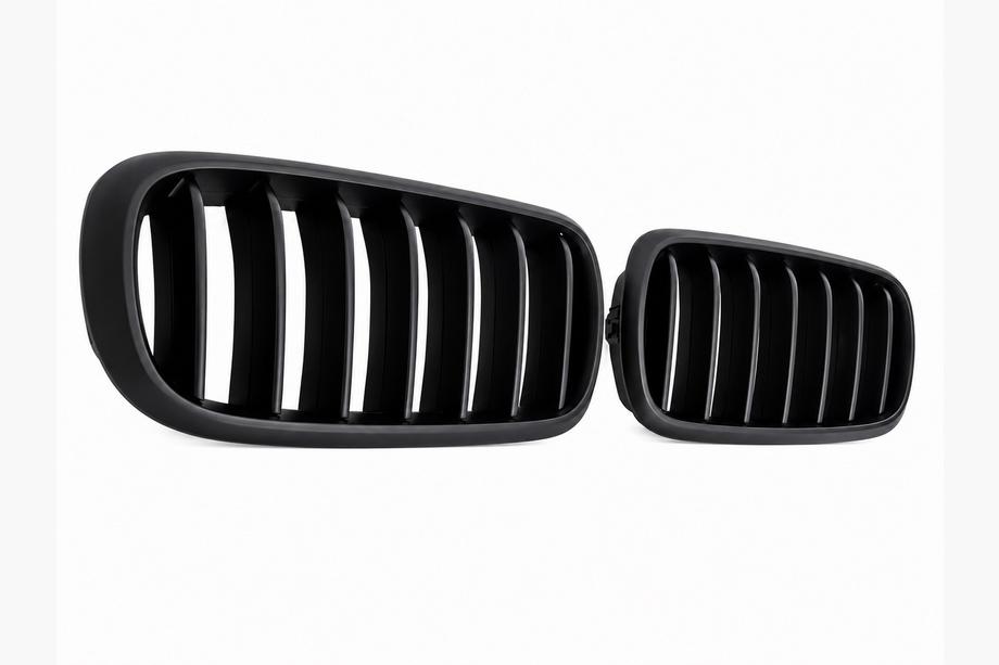 BMW X5 F15 2013-2018 Kidney Grilles 1 Bar (matte black) Photo 4