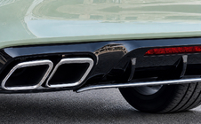 Mercedes CLS C218 2011-2018 Rear diffuser with chrome exhaust tips (2015-2018, GT63 Design) photo 4