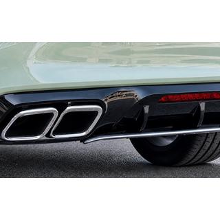Rear diffuser with chrome exhaust tips (2015-2018, GT63 Design) photo 4