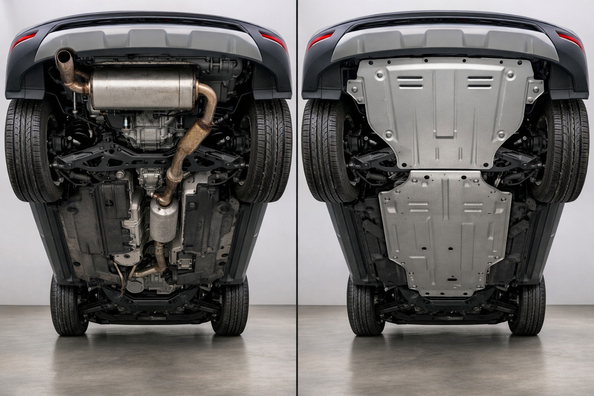 Does a city SUV that rarely goes off-road need underbody protection? Photo 1