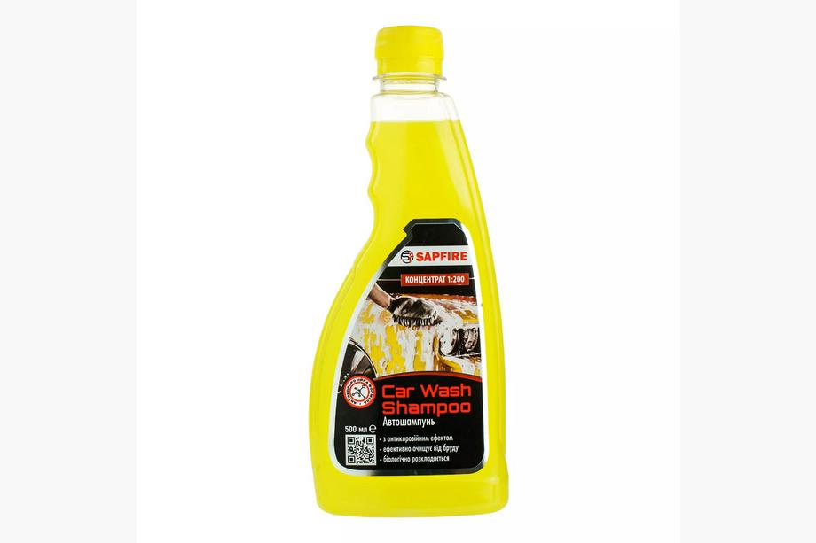 Car shampoo with anti-corrosion protection 500 ml SAPFIRE Image