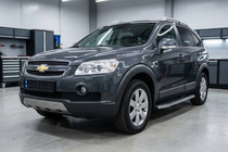 Chevrolet Captiva 2006-2019 Side Steps BlackLine (2 pcs, Aluminum) photo 1