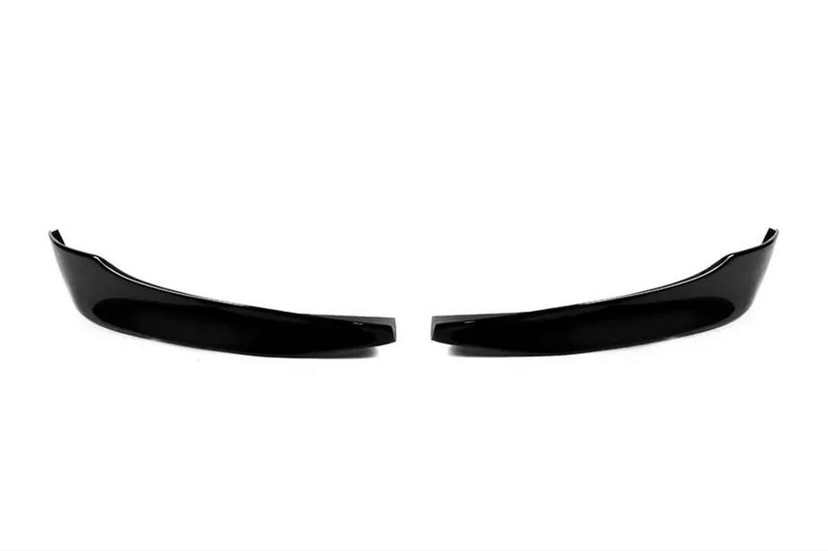 BMW 3 Series E90/E91 2005-2011 Clearance Front Lip Flaps DPT (for E90 Base 2005-2008, gloss black, 2 pcs) Image