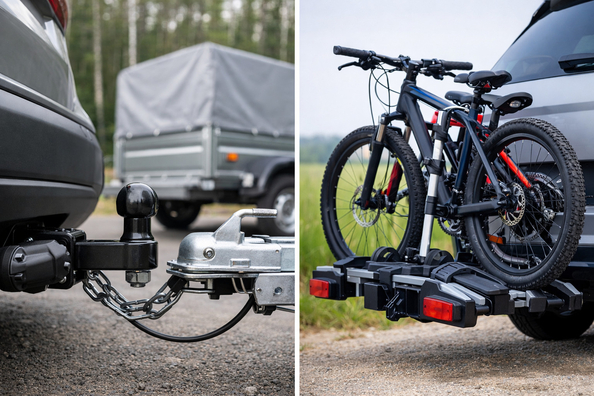 Towbar for a trailer or bike rack: What to consider before buying