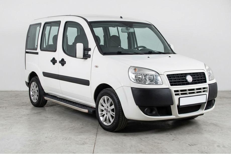 Fiat Doblo I 2005-2010 Side Steps BlackLine (2 pcs, Aluminum) Image