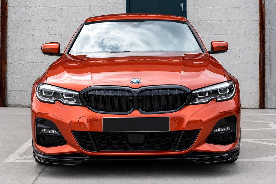 BMW 3 Series G20/G21 2018- Front Bumper Lip MP-Style (for M-Sport 2018-2022, ABS) Image