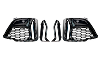 BMW 3 Series G20/G21 2018- Side bumper grilles (for M-Sport 2018-2022, ABS) photo 12