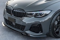 BMW 3 Series G20/G21 2018- Side bumper grilles (for M-Sport 2018-2022, ABS) photo 1