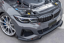 BMW 3 Series G20/G21 2018- Side bumper grilles (for M-Sport 2018-2022, ABS) photo 3