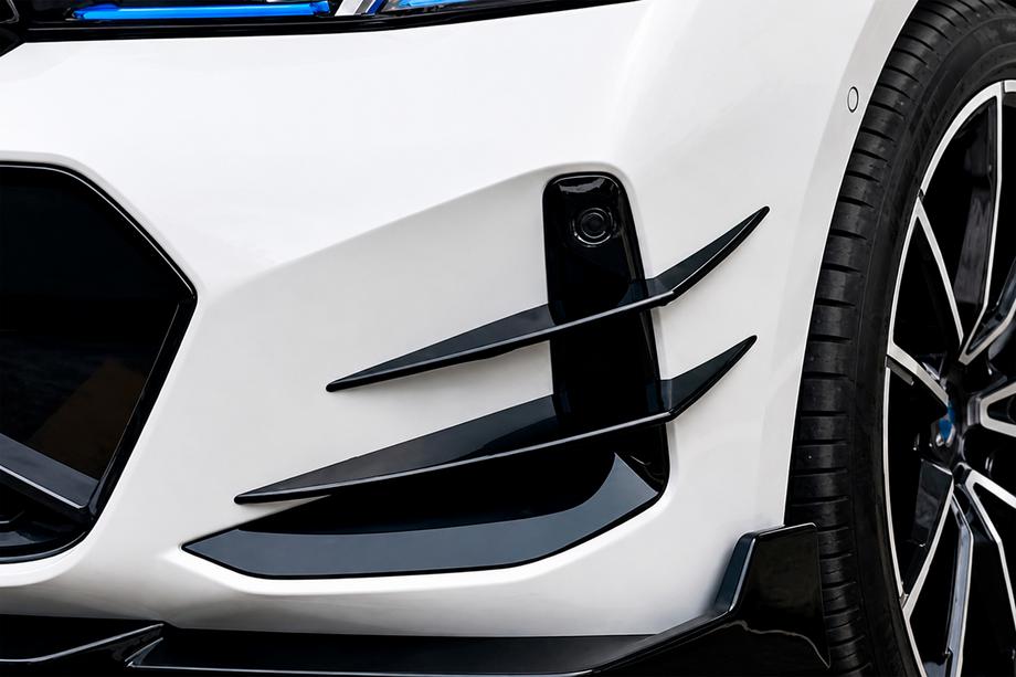BMW 3 Series G20/G21 2018- AC-Style front bumper lip spoiler (for M-Sport 2023+, ABS) Image