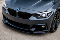 BMW 4 Series F32/F33/F36 2012-2020 Front lip spoiler MP-Style (for M-Sport, gloss black) photo 1
