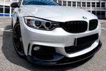 BMW 4 Series F32/F33/F36 2012-2020 Front lip spoiler MP-Style (for M-Sport, gloss black) photo 4