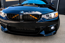 BMW 4 Series F32/F33/F36 2012-2020 Front lip spoiler MP-Style (for M-Sport, gloss black) photo 2