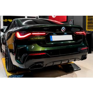 Rear bumper diffuser with exhaust tips (for G22/G23 M-Sport) photo 1