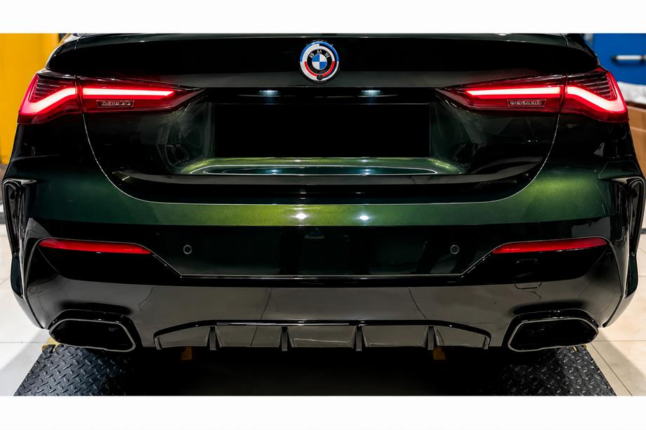 BMW 4 Series G22/23/26 2020- Rear bumper diffuser with exhaust tips (for G22/G23 M-Sport) Photo 3