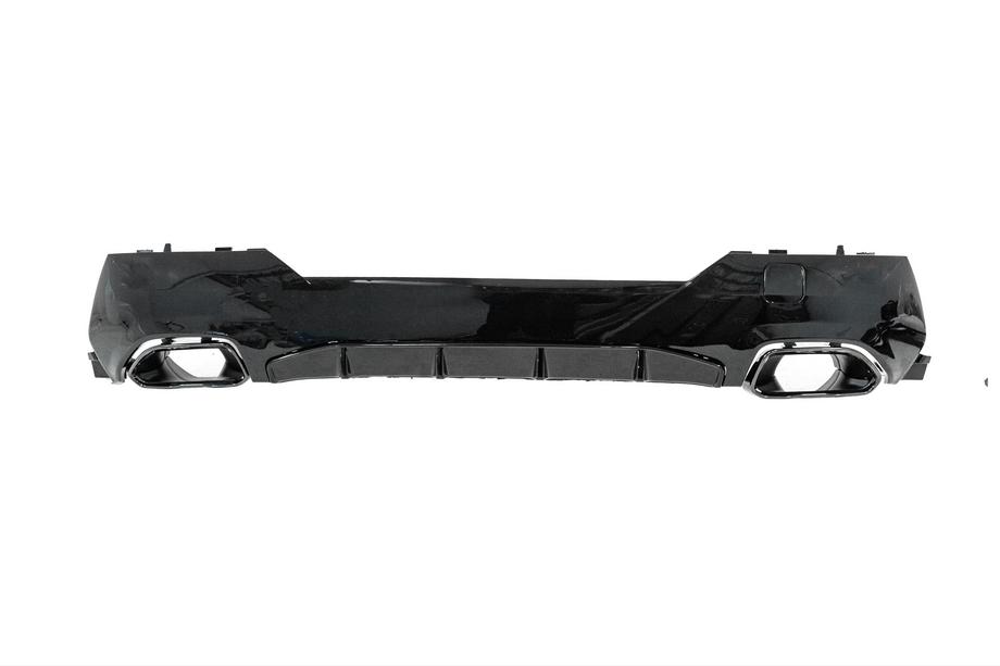 BMW 4 Series G22/23/26 2020- Rear bumper diffuser with exhaust tips (for G22/G23 M-Sport) Photo 2
