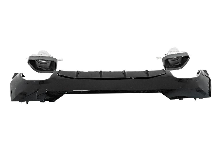 BMW 4 Series G22/23/26 2020- Rear bumper diffuser with exhaust tips (for G22/G23 M-Sport) Photo 7