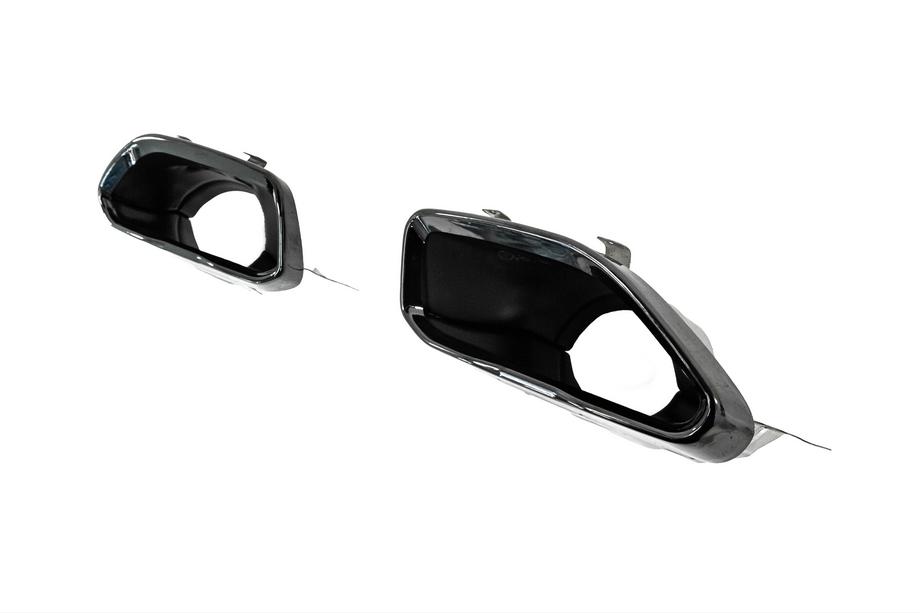 BMW 4 Series G22/23/26 2020- Rear bumper diffuser with exhaust tips (for G22/G23 M-Sport) Photo 9