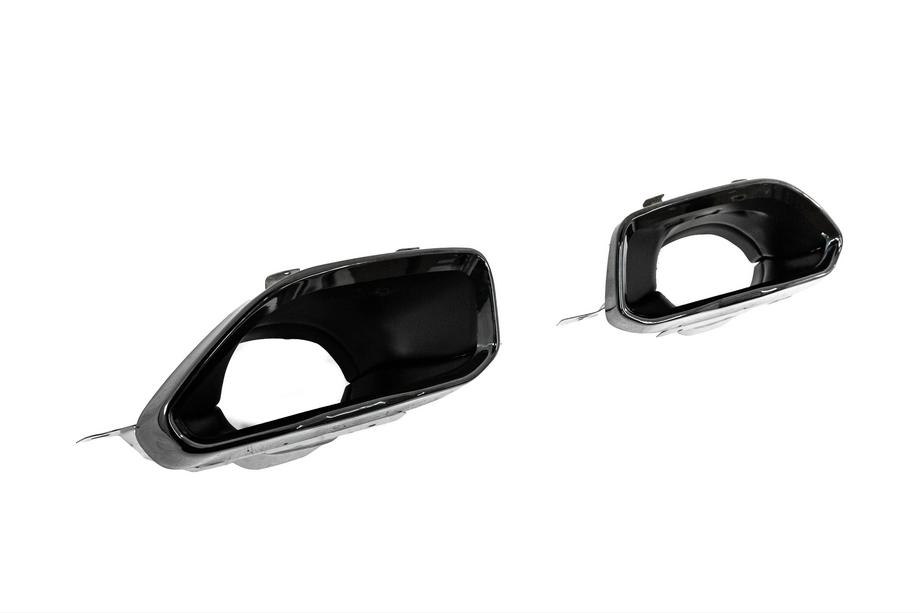 BMW 4 Series G22/23/26 2020- Rear bumper diffuser with exhaust tips (for G22/G23 M-Sport) Photo 10