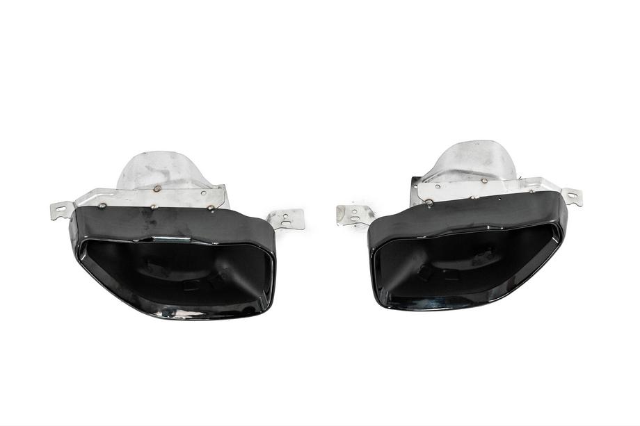BMW 4 Series G22/23/26 2020- Rear bumper diffuser with exhaust tips (for G22/G23 M-Sport) Photo 13