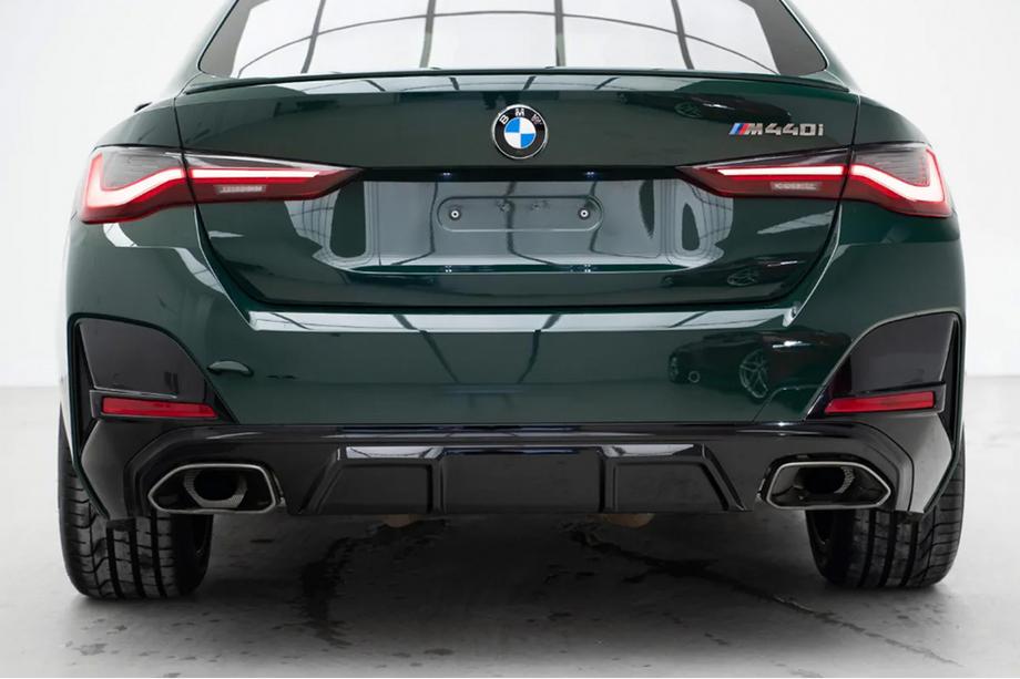BMW 4 Series G22/23/26 2020- Rear bumper diffuser with exhaust tips (for G26 M-Sport) Image