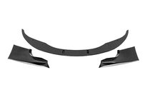 BMW 5 Series E60/E61 2003-2010 Front bumper lip spoiler (for M5, gloss black) photo 6