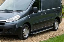 Fiat Scudo 2007-2015 Side Steps BlackLine (2 pcs, Aluminum) photo 1