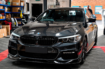 BMW 5 Series G30/G31 2017–2023 Front bumper lip spoiler AC-Style (for M-Sport 2017-2020, ABS) photo 1