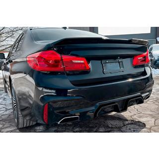 Rear bumper diffuser CS-Style (for M-Sport/M5 F90, ABS) photo 4