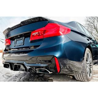 Rear bumper diffuser CS-Style (for M-Sport/M5 F90, ABS) photo 2