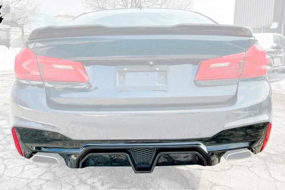 BMW 5 Series G30/G31 2017–2023 Rear bumper diffuser CS-Style (for M-Sport/M5 F90, ABS) Image