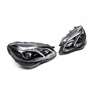 Front headlights (pair, facelift, without control units, for vehicles with OEM halogen headlights) photo 3