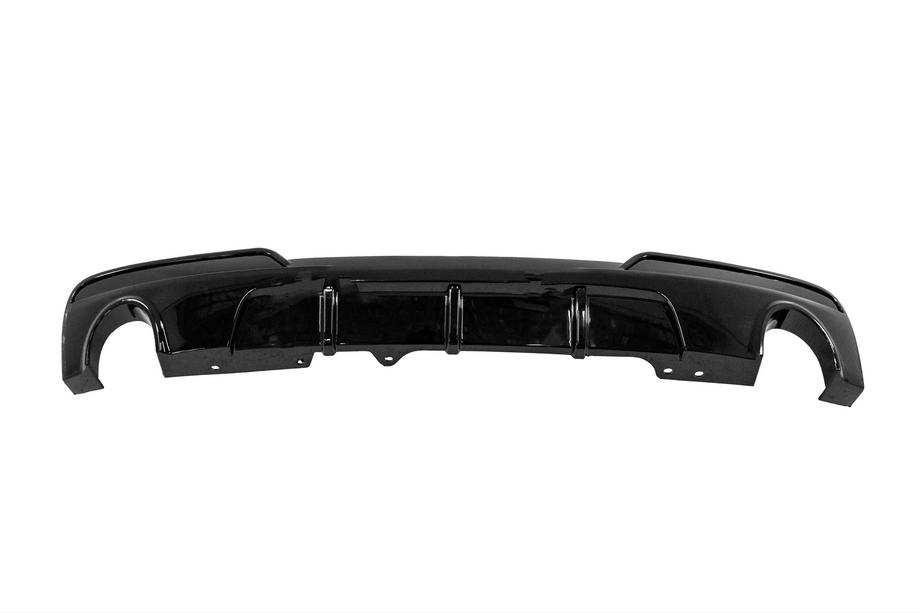 BMW 5 Series F10/F11 2010–2016 Rear bumper diffuser for dual-side single exhaust (for M-Performance) Photo 1