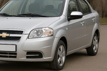 Chevrolet Aveo T250 2005-2011 Mirror Covers (2 pcs, Stainless Steel) photo 3