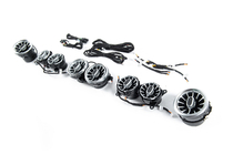 Mercedes S-class W222 2013-2022 LED air vent trims (2014-2017, 7 colors) photo 4