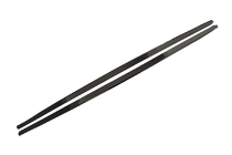 BMW 5 Series F10/F11 2010–2016 MP-Style side skirt covers (for M-Sport/M5 side skirts, gloss black) photo 1