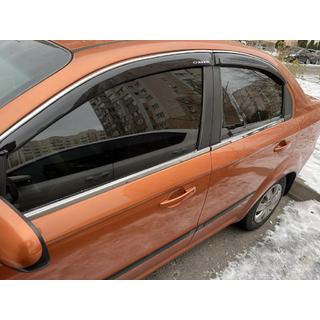 Lower window trim stainless steel (4 pcs)