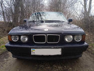 BMW 5 Series E34 1988-1995 Headlight eyebrows (2 pcs, black) photo 2