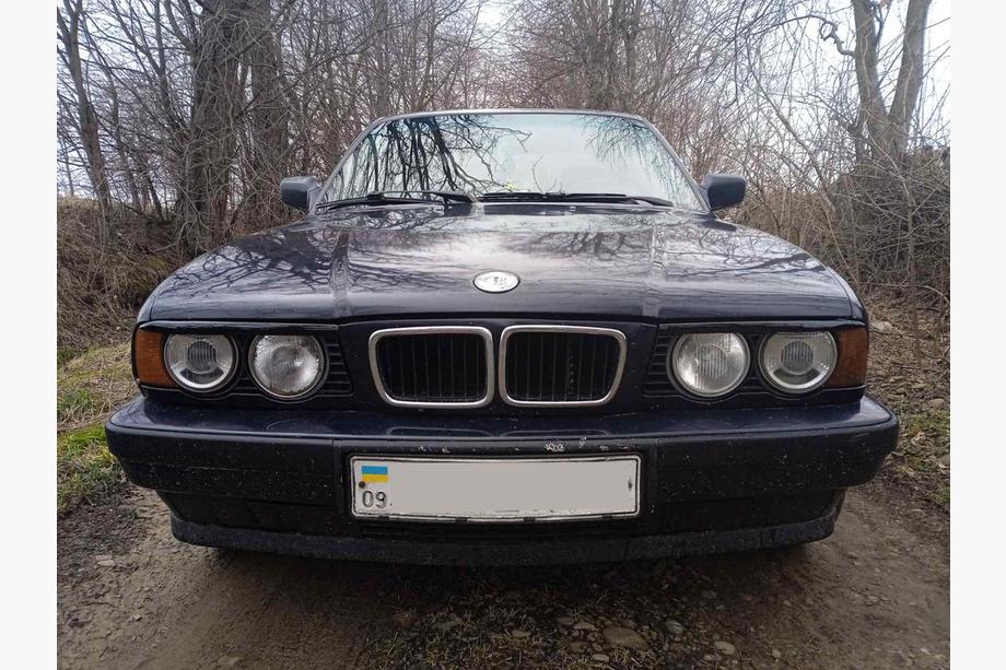 BMW 5 Series E34 1988-1995 Headlight eyebrows (2 pcs, black) Photo 2