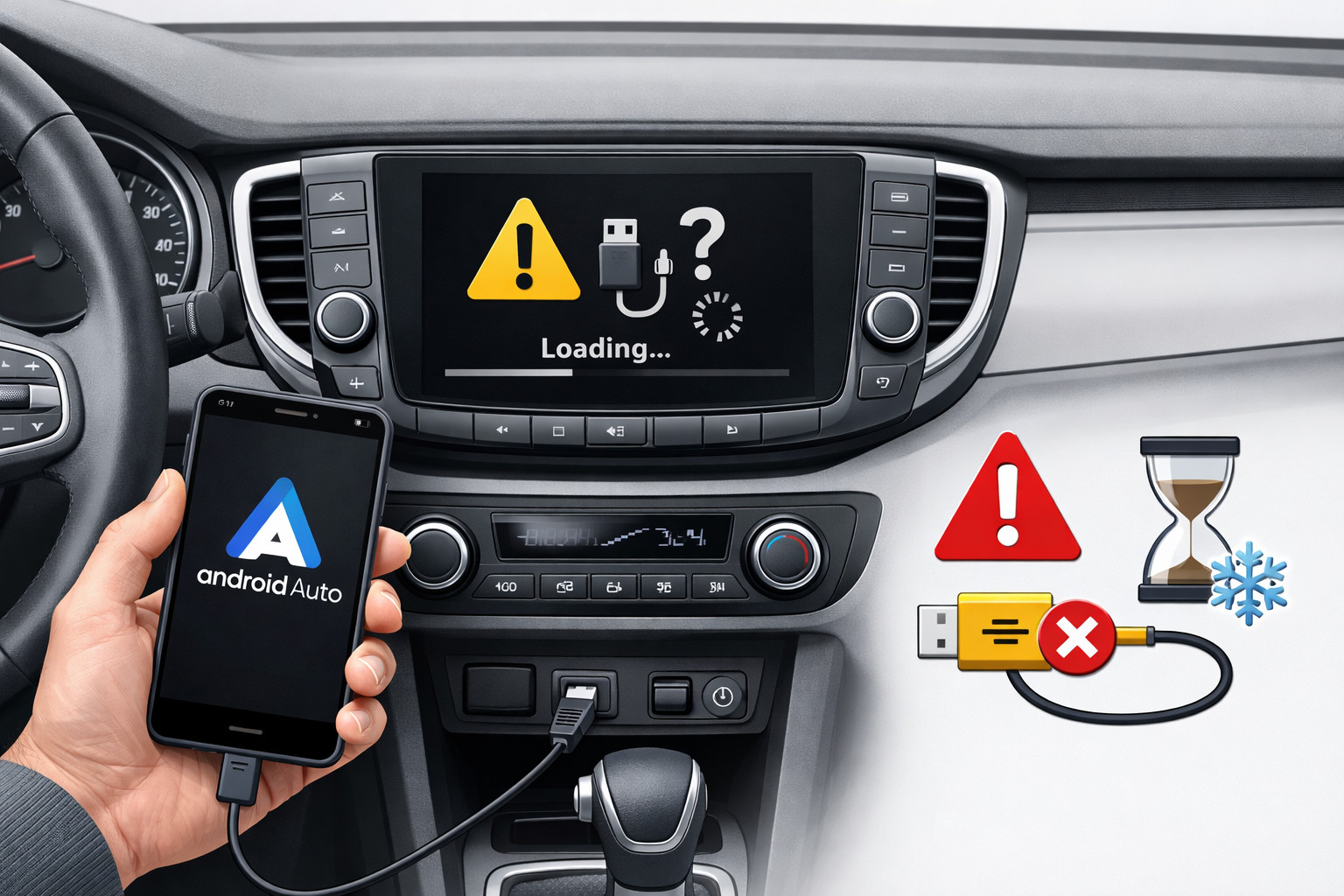 Why Android Auto isn’t working or keeps freezing