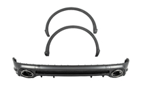 Audi Q5 2017-2025 Rear diffuser SQ5-Style (2017-2020, with exhaust tips and fender flares) photo 1