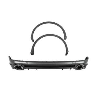 Rear diffuser SQ5-Style (2017-2020, with exhaust tips and fender flares) photo 1