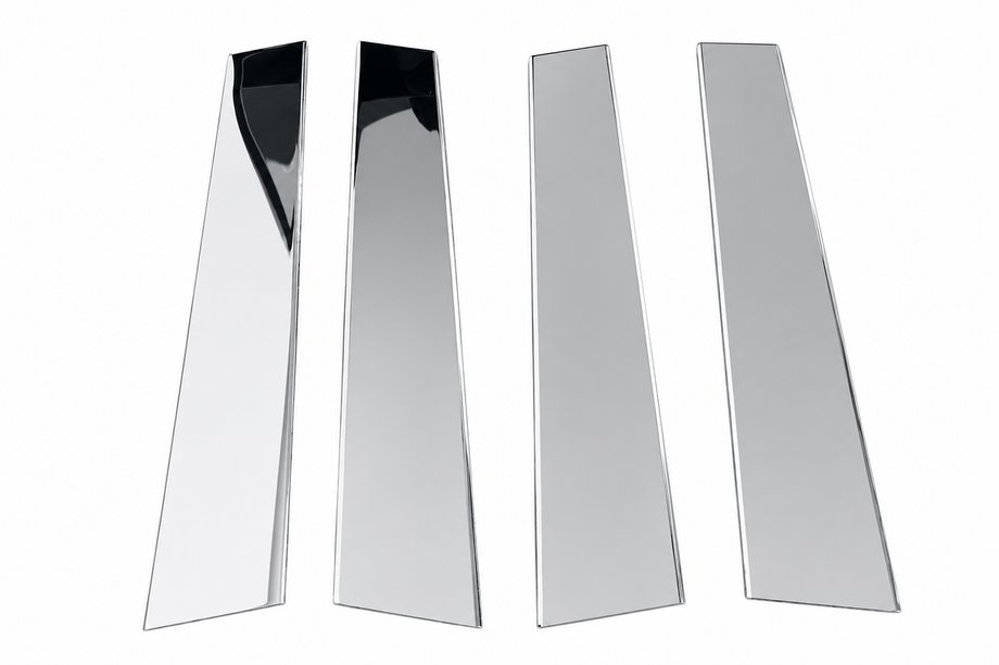 Mercedes S-class W222 2013-2022 Stainless steel pillar covers Maybach (stainless) Image