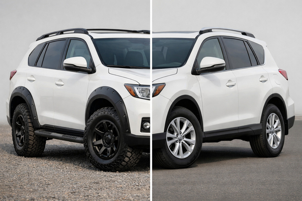 Bushwacker or stock fender flares: Which is more practical daily?