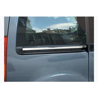 Chrome moldings for sliding doors (2 pcs, stainless steel) Citroen Berlingo 2008-2018 photo 1
