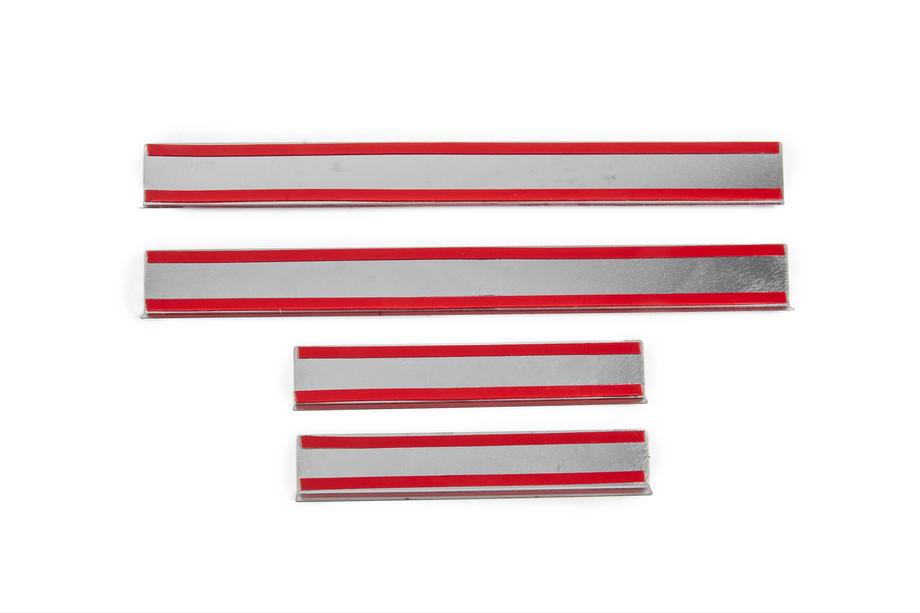 Renault Sandero 2013-2022 Carmos V3 Door Sill Plates (4 pcs, Stainless Steel) Photo 4
