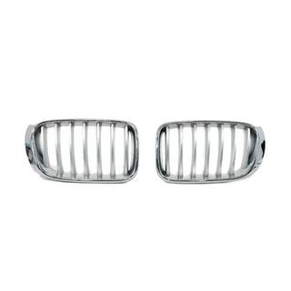 1Bar kidney grilles (2014-2018, grey with chrome trim) photo 2