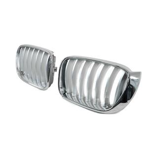 1Bar kidney grilles (2014-2018, grey with chrome trim) photo 3