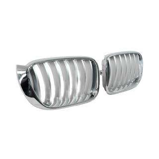 1Bar kidney grilles (2014-2018, grey with chrome trim) photo 4